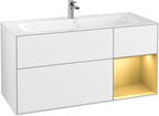 weiß / Mitteldichte Faserplatte (MDF) / F070H F 1196x591x498mm Glossy White