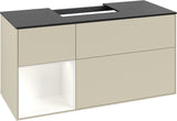 Villeroy & Boch Finion Waschbeckenunterschrank 1200 mm Glossy White mit Beleuchtung