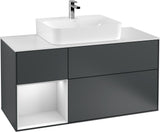 Villeroy & Boch Finion Waschtischunterschrank G161G 1200 mm Glossy White Lacquer mit LED-Beleuchtung