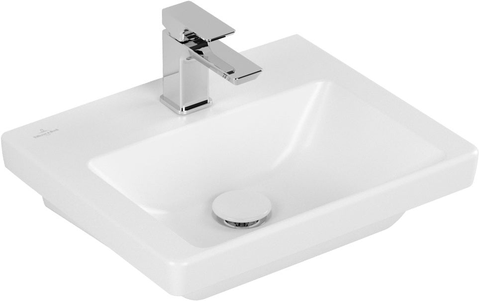 Villeroy & Boch Handwaschbecken Subway 3.0 450 x 370 mm Weiß Alpin – Wandmontage, ohne Überlauf