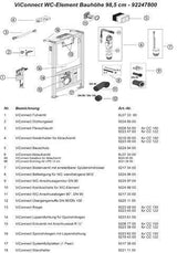 Villeroy & Boch ViConnect WC-Vorwandelement 525x985x155mm – Selbsttragend, Trockenbau, 2-Mengenspülung