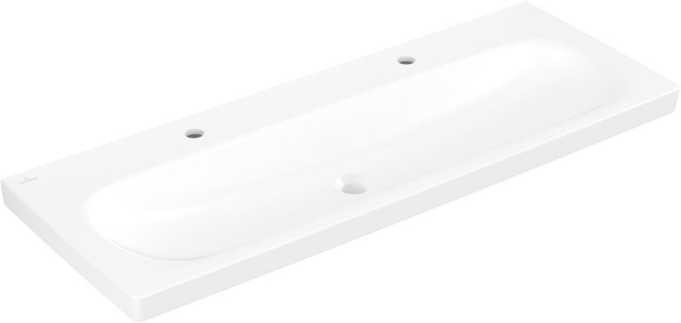 Villeroy & Boch Doppelwaschtisch Skyla 5A51C2 1200x460mm Stone White CeramicPlus