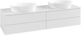 Villeroy & Boch Antao Waschtischunterschrank 1600 mm Glossy White mit 4 Auszügen und LED-Beleuchtung