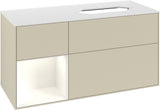 Villeroy & Boch Finion Waschtischunterschrank 1200 mm Glossy White mit Beleuchtung