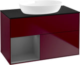 Villeroy & Boch Finion Waschtischunterschrank 1000 mm Glossy White Lacquer mit Beleuchtung