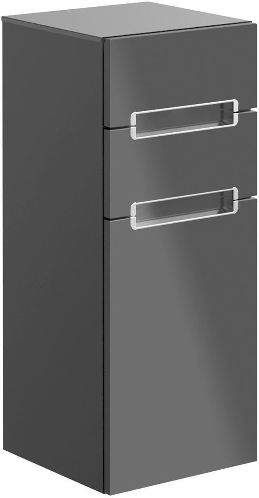 Villeroy & Boch Subway 2.0 Seitenschrank 356 mm, 1 Tür, 2 Schubladen, Glossy White