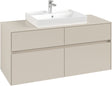 Villeroy & Boch Waschtischunterschrank Collaro C08100 1200 mm Cashmere Grey mit 4 Auszügen