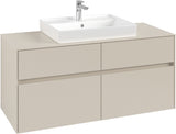 Villeroy & Boch Waschtischunterschrank Collaro C08100 1200 mm Cashmere Grey mit 4 Auszügen