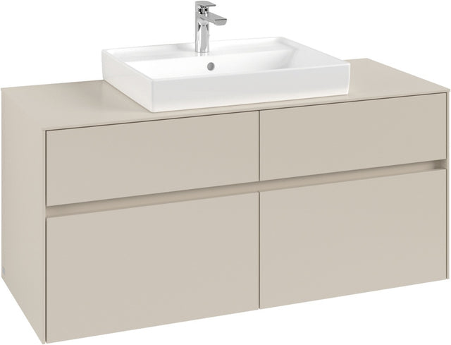 Villeroy & Boch Waschtischunterschrank Collaro C08100 1200 mm Cashmere Grey mit 4 Auszügen