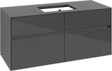 Villeroy & Boch Waschtischunterschrank Collaro C11200 Glossy White 1200 mm mit 4 Auszügen und SoftClosing