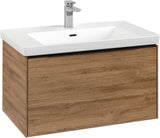 Villeroy & Boch Waschtischunterschrank Subway 3.0 C 573L0 Brilliant White mit Beleuchtung