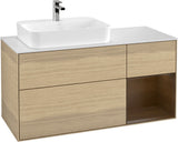 Villeroy & Boch Waschtischunterschrank Finion F401G 1200 mm Glossy White Lacquer mit Beleuchtung