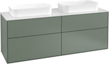 Villeroy & Boch Finion Waschtischunterschrank 1600 mm Glossy White Lacquer, 4 Auszüge, SoftClosing