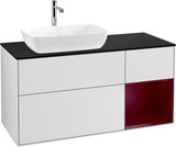 Villeroy & Boch Finion Waschtischunterschrank 1200 mm Glossy White mit Beleuchtung und SoftClosing