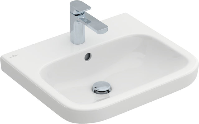 Villeroy & Boch Architectura Wandwaschbecken 550x470 mm Weiß Alpin – Rechteckiges Design mit Überlauf