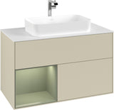 Villeroy & Boch Waschtischunterschrank Finion G241GF Glossy White Lacquer 1000 mm mit Beleuchtung