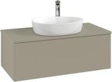 Villeroy & Boch Waschtischunterschrank Antao L31050 1000 mm Anthrazit Matt Lack mit LED-Beleuchtung