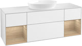 Villeroy & Boch Finion Waschtischunterschrank GD01GF 1600 mm Glossy White Lacquer mit Beleuchtung
