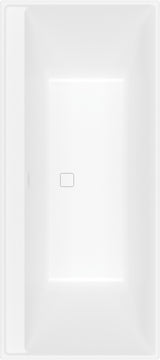 Villeroy & Boch Collaro Rechteck-Badewanne 1600x750mm Stone White – Matt, 2 Personen, Mittelablauf