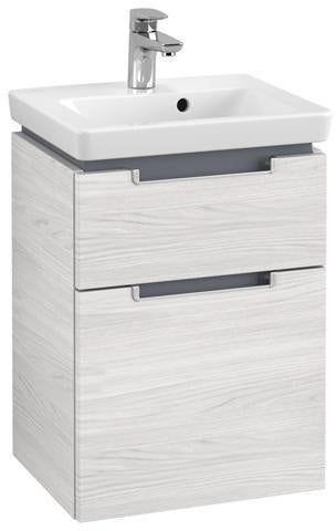 Villeroy & Boch Subway 2.0 Waschtischunterschrank 440 mm Glossy White mit 2 Auszügen