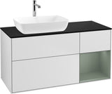 Villeroy & Boch Finion Waschtischunterschrank 1200 mm Glossy White mit Beleuchtung und SoftClosing