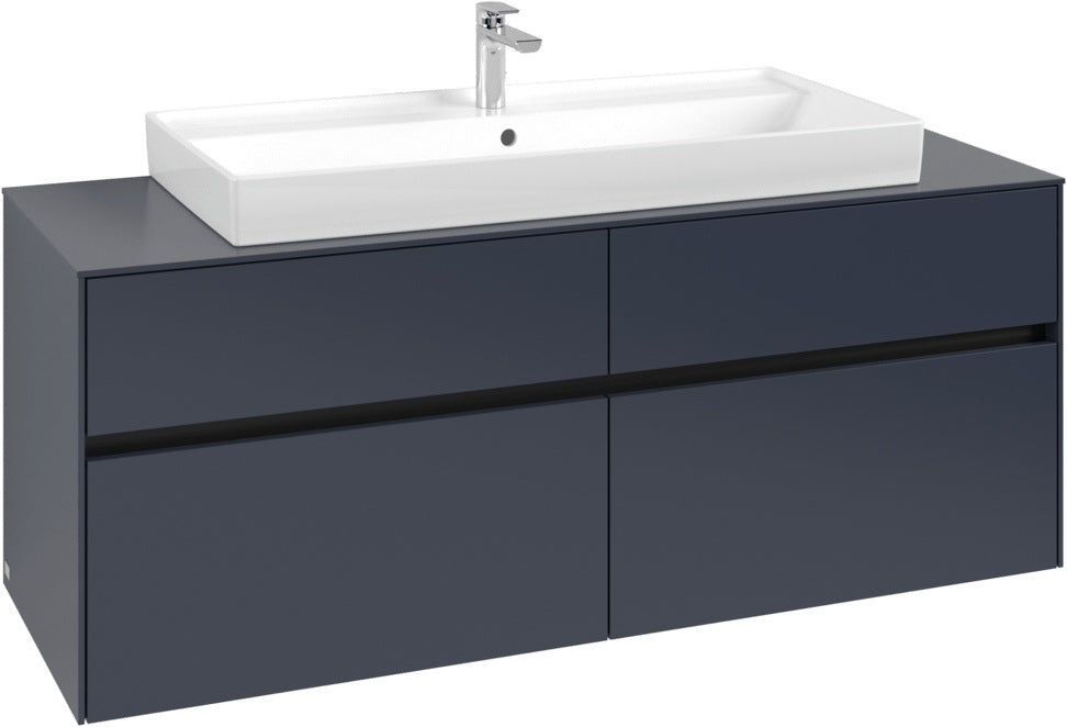 Villeroy & Boch Waschtischunterschrank Collaro C092 B0 1400 mm White Oak mit Beleuchtung