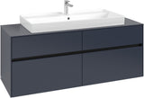 Villeroy & Boch Waschtischunterschrank Collaro C092 B0 1400 mm White Oak mit Beleuchtung