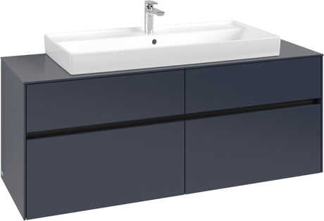 Villeroy & Boch Waschtischunterschrank Collaro C092 B0 1400 mm White Oak mit Beleuchtung