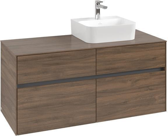Villeroy & Boch Waschbeckenunterschrank Collaro C09900 1200 mm Arizona Oak mit 4 Auszügen