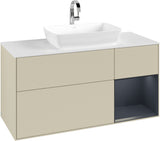 Villeroy & Boch Waschtischunterschrank Finion G831G 1200 mm Glossy White Lacquer mit Beleuchtung