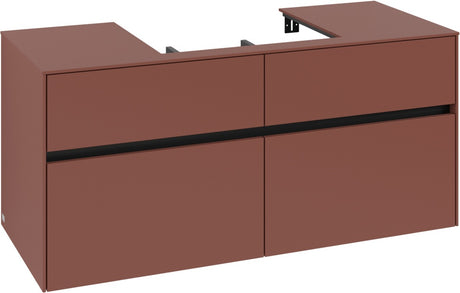 Villeroy & Boch Waschtischunterschrank Collaro C081 B0 1200 mm White Oak mit LED-Beleuchtung und SoftClosing
