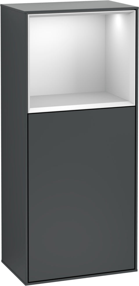 Villeroy & Boch Finion Seitenschrank G510GF, 418 mm, Glossy White Lacquer, mit Beleuchtung