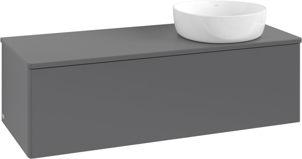 Villeroy & Boch Waschtischunterschrank Antao K34010 1200 mm Anthrazit Matt Lack