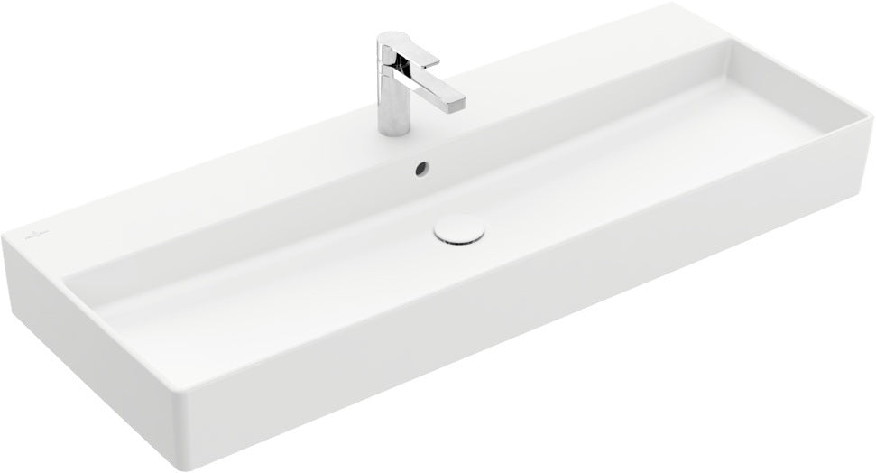 Villeroy & Boch Wandwaschbecken Memento 2.0 1200x470mm Graphite CeramicPlus – Matt, TitanCeram, 1 Hahnloch