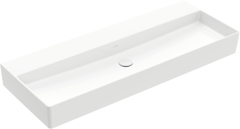 Villeroy & Boch Memento 2.0 Wandwaschbecken 1200x470mm Rechteck Weiß Alpin