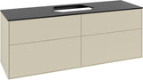 Villeroy & Boch Finion Waschbeckenunterschrank 1600 mm Glossy White Lacquer mit LED-Beleuchtung