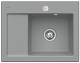 Villeroy & Boch Subway 45 Compact Einbauspüle 650x510mm Keramik Ebony CeramicPlus