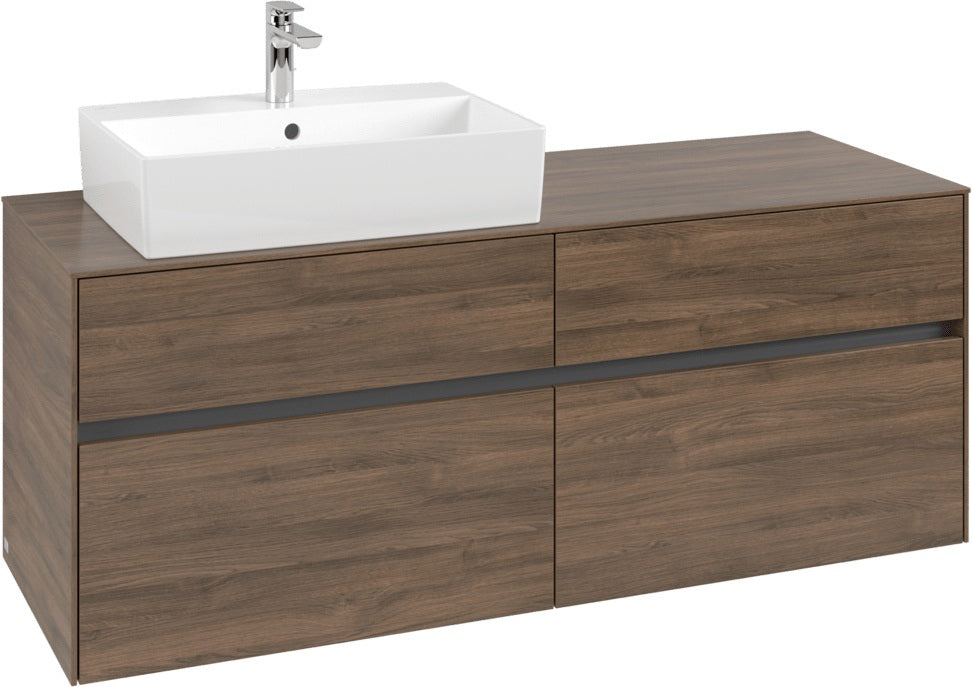 Villeroy & Boch Waschtischunterschrank Collaro C132 1400 mm Arizona Oak mit 4 Auszügen
