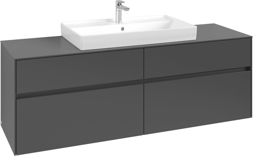 Villeroy & Boch Waschtischunterschrank Collaro C028 B0 1600 mm White Oak mit LED-Beleuchtung und SoftClosing