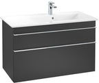 schwarz / Mitteldichte Faserplatte (MDF) / chrom