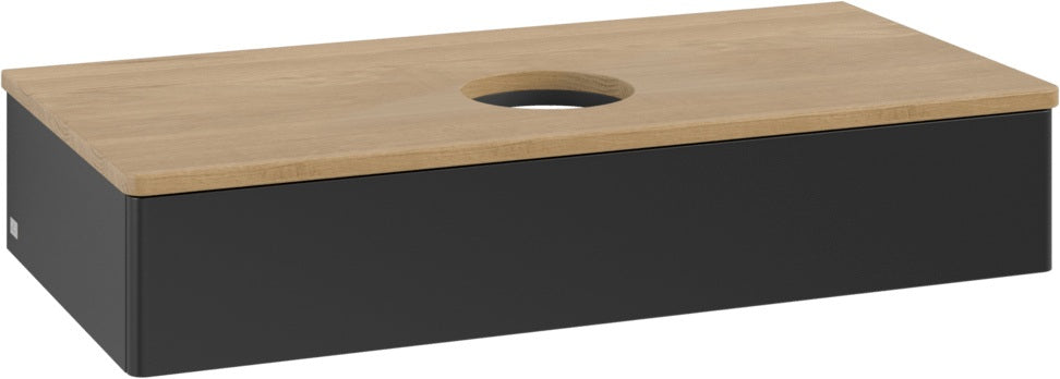 Villeroy & Boch Waschtischunterschrank Antao 1000 mm Anthrazit Matt Lack mit Push-to-Open