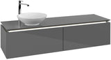 Villeroy & Boch Legato Waschbeckenunterschrank 1600 mm Glossy White mit LED-Beleuchtung
