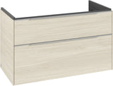 Villeroy & Boch Subway 3.0 Waschtischunterschrank C570L0 Brilliant White mit LED-Beleuchtung und SoftClosing