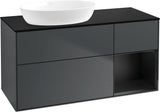 Villeroy & Boch Finion Waschtischunterschrank 1200 mm Glossy White Lacquer mit LED-Beleuchtung