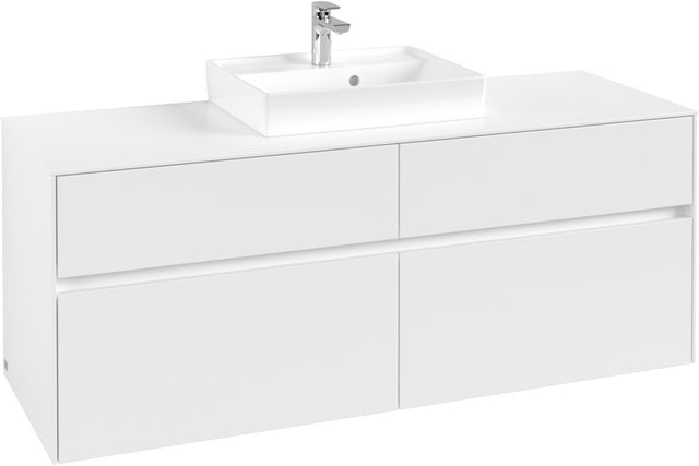 Villeroy & Boch Waschtischunterschrank Collaro C07300MS 1400 mm White Matt mit 4 Auszügen