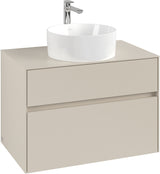 Villeroy & Boch Waschbeckenunterschrank Collaro C037 Cashmere Grey 800 mm