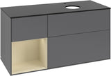 Villeroy & Boch Finion Waschtischunterschrank 1200 mm Glossy White Lacquer mit LED-Beleuchtung
