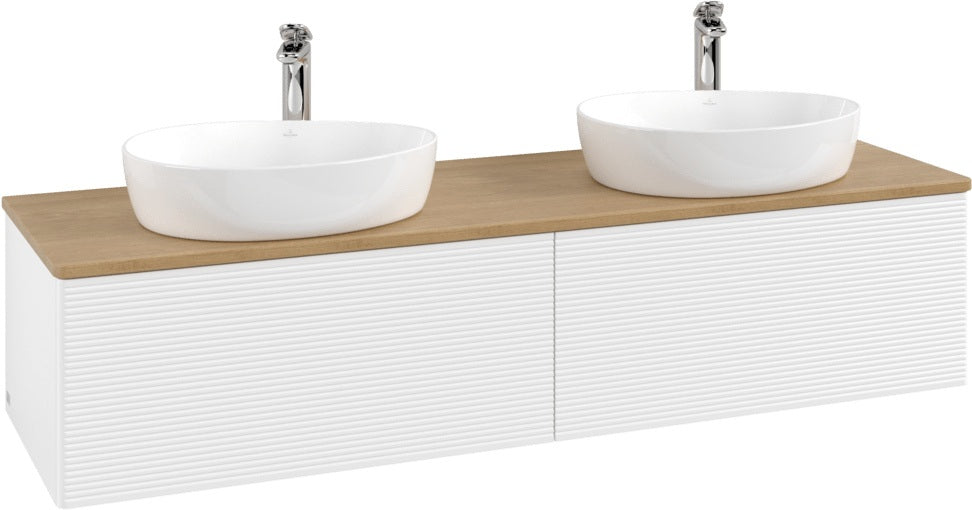 Villeroy & Boch Antao Waschtischunterschrank 1600 mm White Matt Lacquer mit LED-Beleuchtung