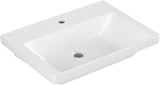 Villeroy & Boch Subway 3.0 Schrankwaschtisch 650x470mm Weiß Alpin, ohne Überlauf, Wandmontage