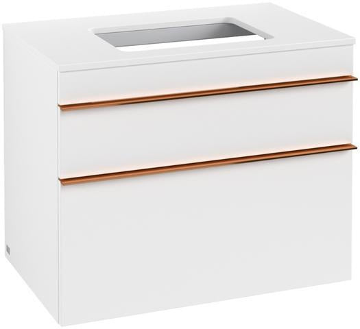 Villeroy & Boch Venticello Waschtischunterschrank 757 mm Glossy White mit 2 Auszügen